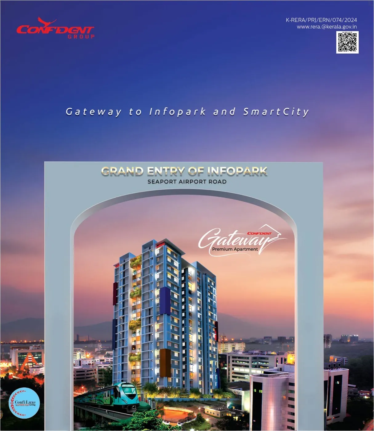 Confident Gateway - Rajagiri Valley Kakkanad, Kochi