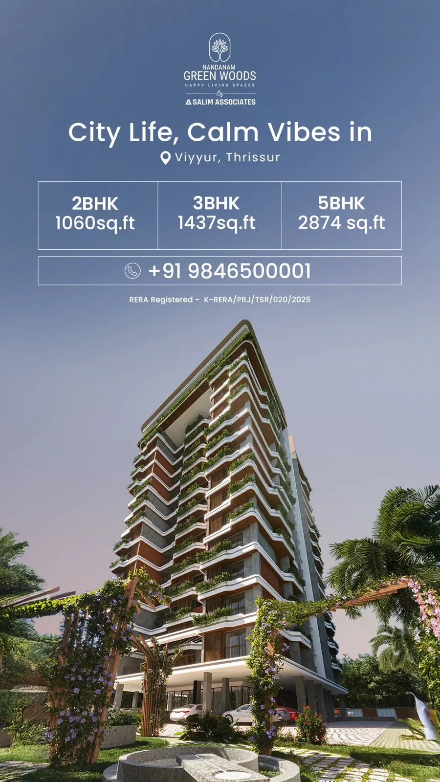 Nandanam Greenwoods Phase 2 - Ramavarmapuram, Thrissur