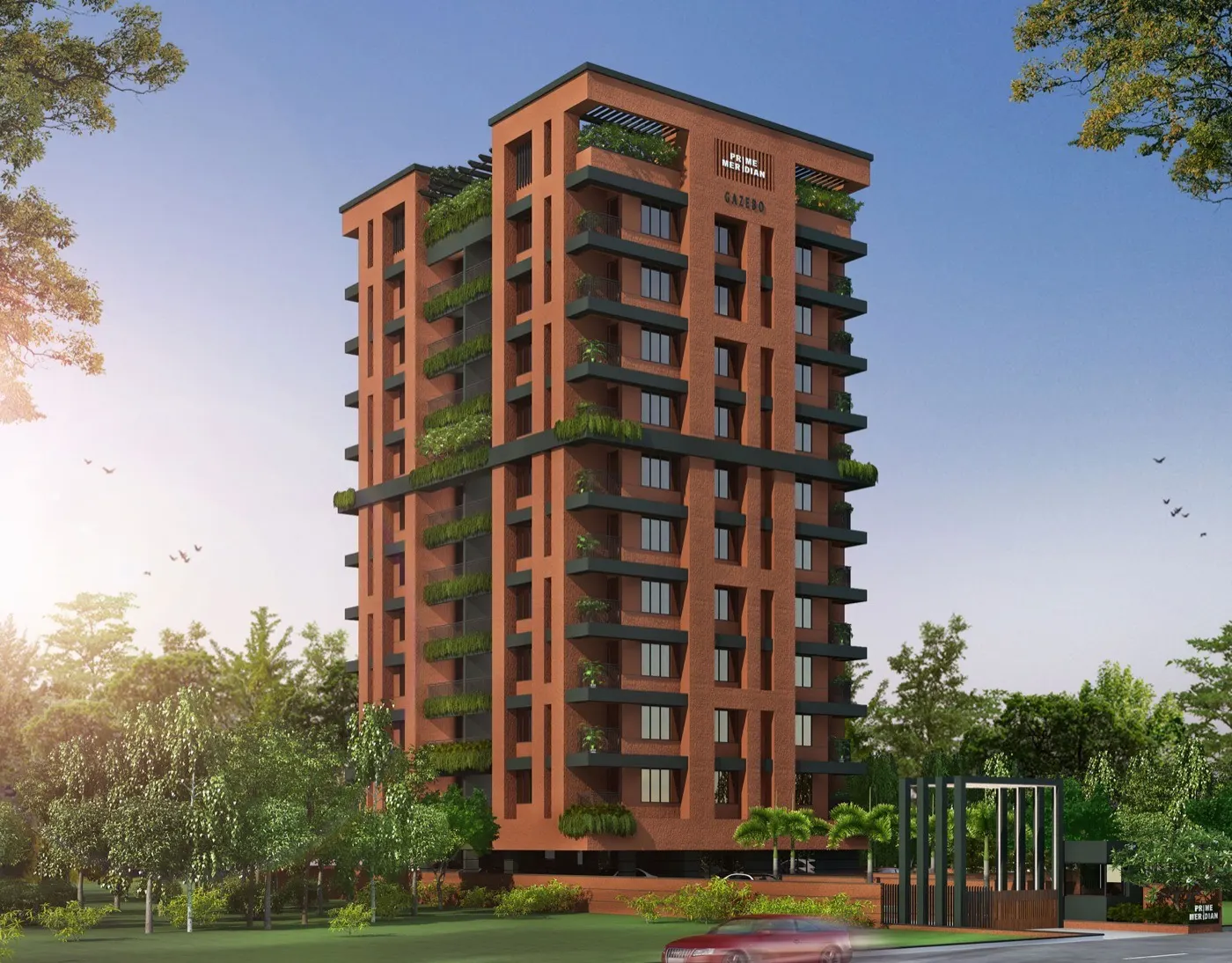 Prime Meridian Gazebo - Thekkumbhagom Kanayannur, Kochi